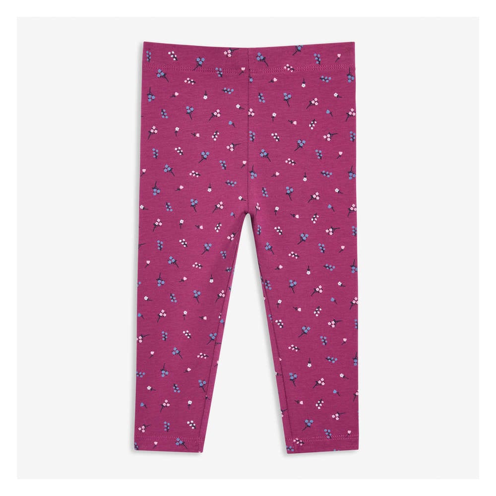 Purple leggings hot sale baby girl